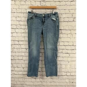 Maurice's Size 12 REG Women's Mid Rise Straight Leg Blue Denim Jeans